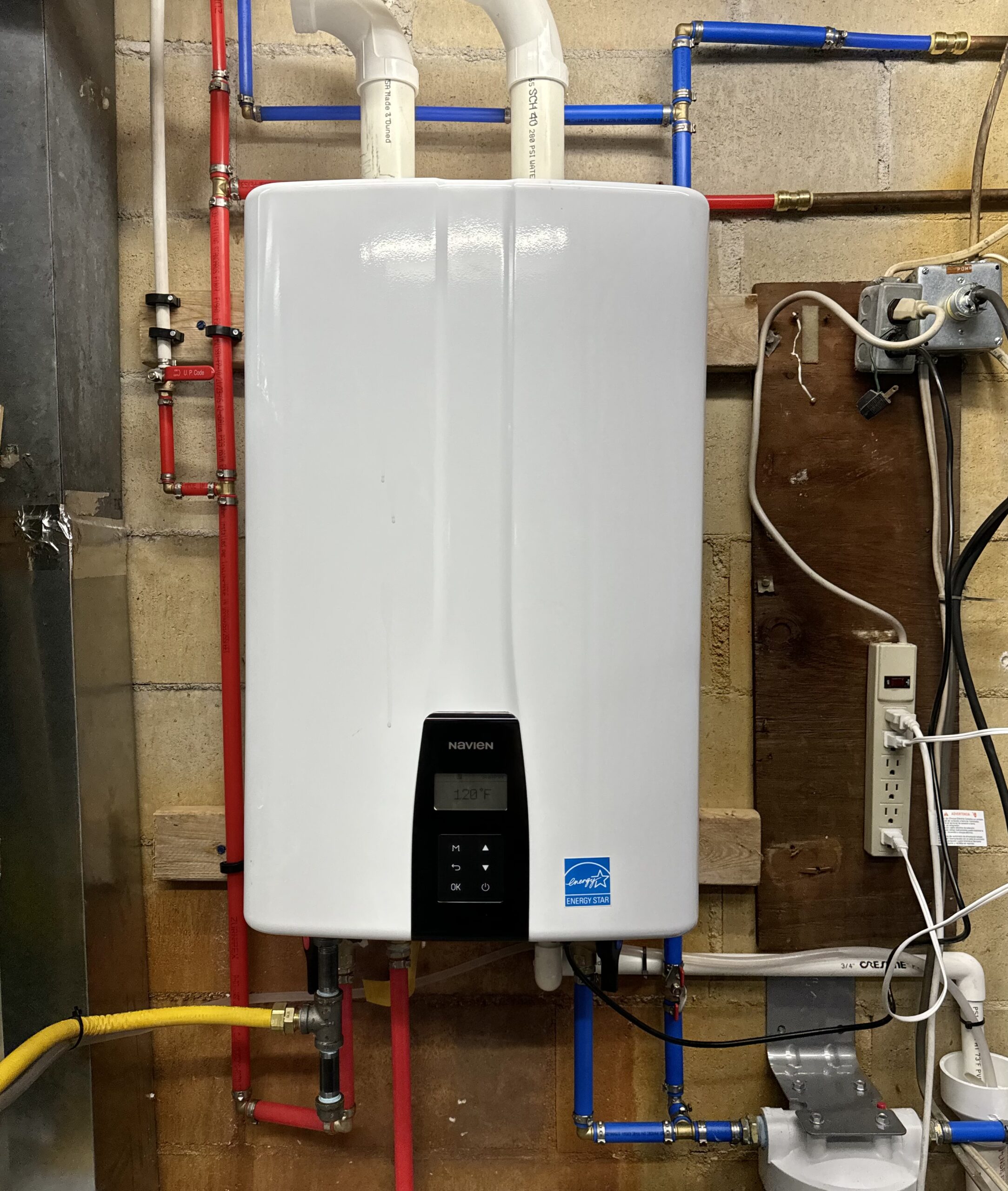 Tankless water heater installation in Garrett County